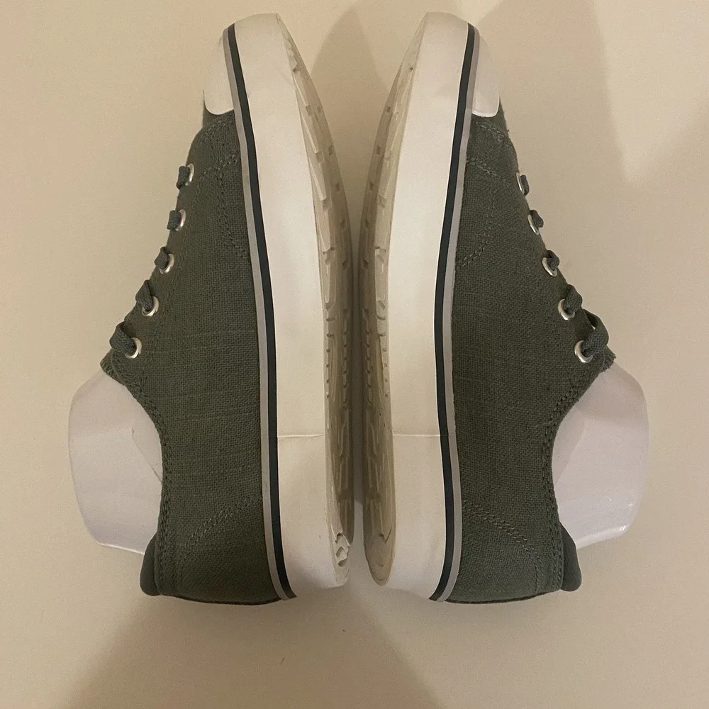 Keen Women's Elsa III Canvas Green Sneaker Size 7.5 - Picture 10 of 14